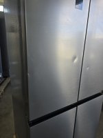 Gorenje NRM819D61X Side-by-Side Kühlkombination 460 l Grau, EEK: D = 241 kWh/Jahr, Multi Door 80cm Breit