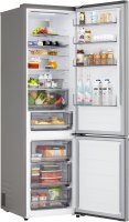 LG Kühl-/Gefrierkombination Serie 5 GBBS525CPY Freistehend 375 l Silber, EEK: C, Total No Frost, ThinQ mit AI Fresh & Saving Mode