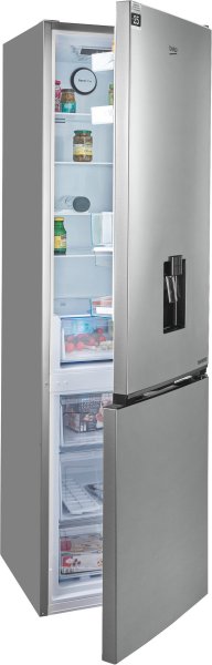 Beko Kühl-/Gefrierkombination B5RCNA406DHXB1 Freistehend 355 l Edelstahl, EEK: C = 170 kWH/Jahr