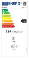 Gorenje FN4172CW Freistehend 194 l Weiß, EEK: E = 219 kWh/Jahr, No Frost – nie wieder abtauen!, Türanschlag wechselbar,