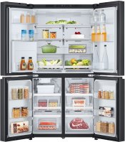 LG Multi Door GMF960EV2E, 179,2 cm hoch, 91,4 cm breit, No Frost, Wasserspender mit Smart Fill, großer Nutzinhalt von 646 L