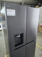 LG Multi Door GMF960EV2E, 179,2 cm hoch, 91,4 cm breit, No Frost, Wasserspender mit Smart Fill, großer Nutzinhalt von 646 L
