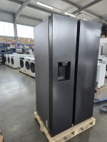 Samsung RS70F66KBF Side-by-Side Kühlkombination Freistehend 634 l Schwarz, Eis- und Wasserspender, Al Energy Mode, No Frost+, EEK: B