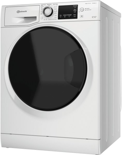 BAUKNECHT Waschtrockner WT Super Eco 96S 41 N, 9 kg, 6 kg, 1400 U/min, Flecken 20°C – entfernt mehr als 100 Flecken, ganz ohne Vorbehandlung