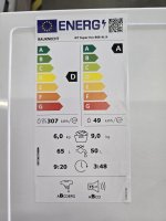 BAUKNECHT Waschtrockner WT Super Eco 96S 41 N, 9 kg, 6 kg, 1400 U/min, Flecken 20°C – entfernt mehr als 100 Flecken, ganz ohne Vorbehandlung