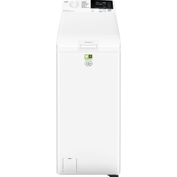 AEG LTR6A60370 Waschmaschine Toplader / Serie 6000 ProSense® / 7,0 kg / Leise / Mengenautomatik / Nachlegefunktion / Wasserstopp / 1300 U/min