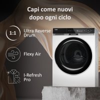 HAIER HD90-A3Q397U1 Wärmepumpentrockner X Series 11 (EEK: C = 0,95 kWh, 9 kg, Weiß)
