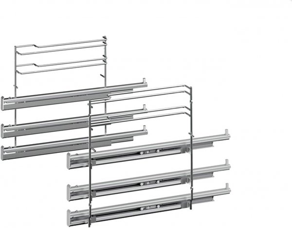 Bosch HEZ638370 Teleskopvollauszug 3-fach Pyrolyse Backofen Auszugsschienen Neu!