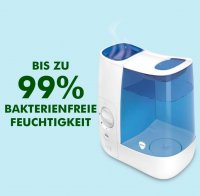 WICK WH845E2 Warmdampf Luftbefeuchter 3,8L 55m² 365W VapoPads Aroma Weiß Neu OVP