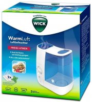 WICK WH845E2 Warmdampf Luftbefeuchter 3,8L 55m² 365W VapoPads Aroma Weiß Neu OVP